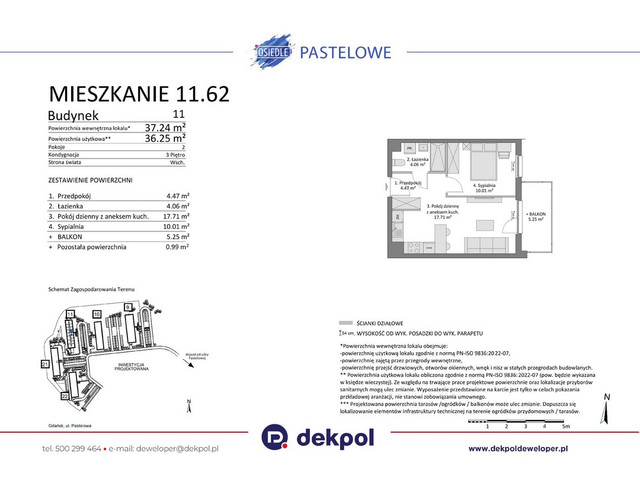 Mieszkanie w inwestycji Osiedle Pastelowe etap III, symbol 11.62 » nportal.pl