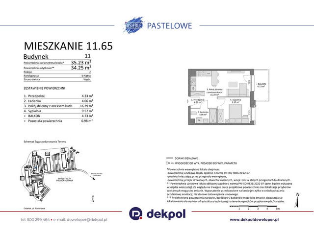 Mieszkanie w inwestycji Osiedle Pastelowe etap III, symbol 11.65 » nportal.pl