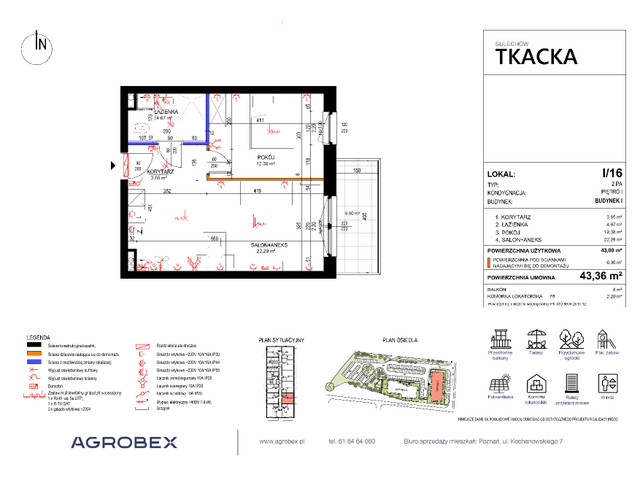 Mieszkanie w inwestycji Osiedle Tkacka, symbol 1/16 » nportal.pl