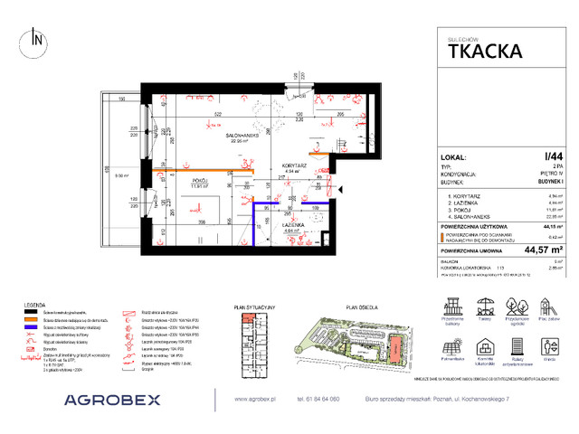 Mieszkanie w inwestycji Osiedle Tkacka, symbol 1/44 » nportal.pl