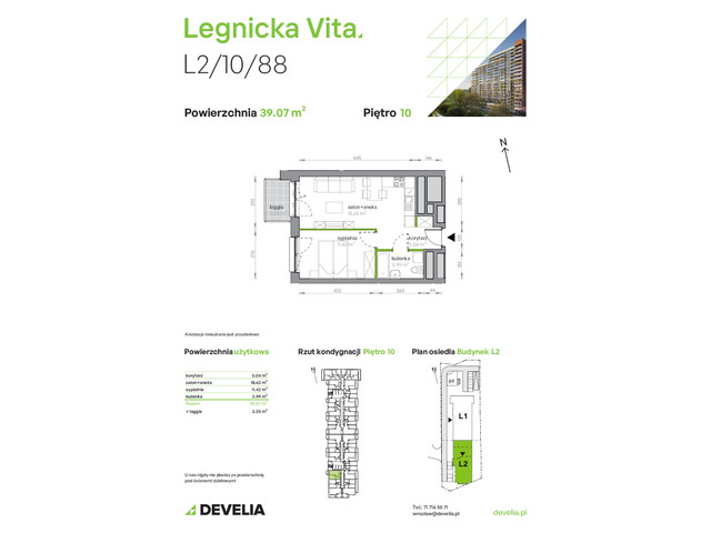 Mieszkanie w inwestycji Legnicka Vita, symbol L2/10/88 » nportal.pl