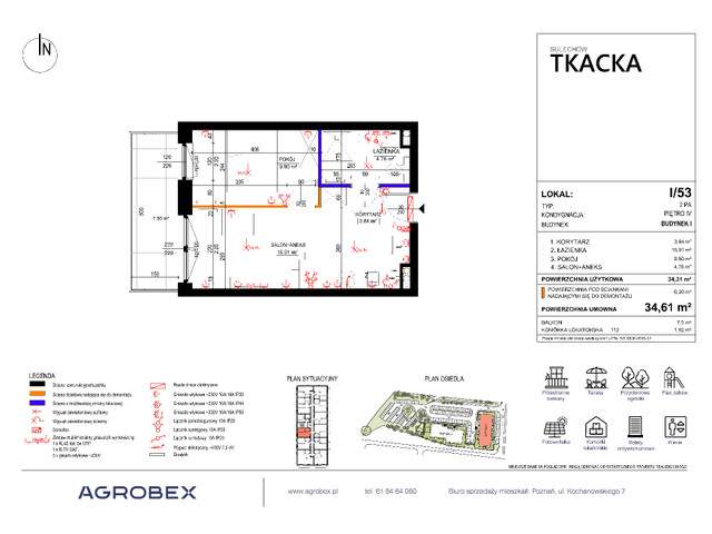 Mieszkanie w inwestycji Osiedle Tkacka, symbol 1/53 » nportal.pl