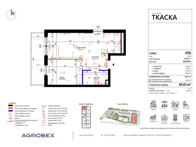 Mieszkanie w inwestycji Osiedle Tkacka, symbol 1/55 » nportal.pl