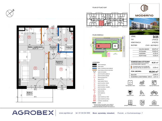 Mieszkanie w inwestycji Osiedle Moderno, symbol D/25 » nportal.pl