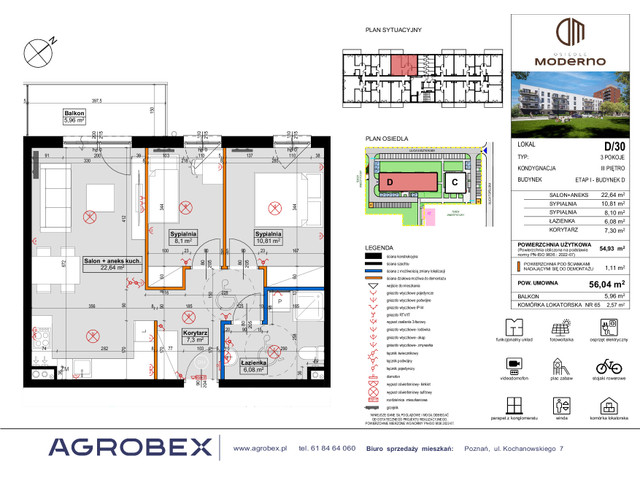 Mieszkanie w inwestycji Osiedle Moderno, symbol D/30 » nportal.pl