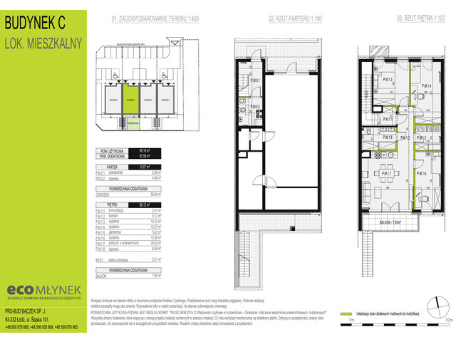 Mieszkanie w inwestycji Osiedle ecoMłynek, symbol M.C » nportal.pl