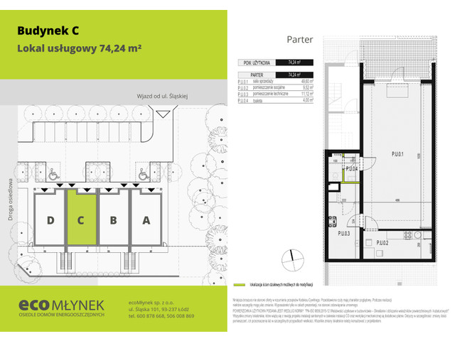 Komercyjne w inwestycji Osiedle ecoMłynek, symbol L.C » nportal.pl
