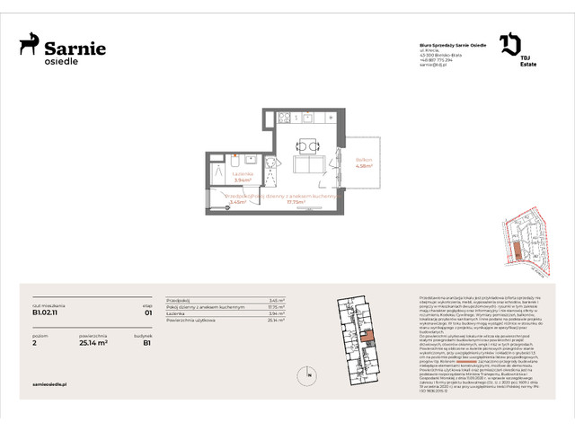 Mieszkanie w inwestycji Sarnie Osiedle, symbol SO-B1.LM-02.11 » nportal.pl