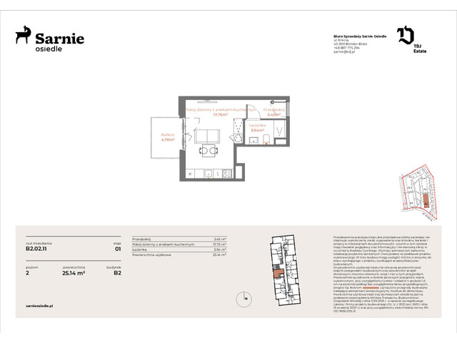 Mieszkanie w inwestycji Sarnie Osiedle, symbol SO-B2.LM-02.11 » nportal.pl