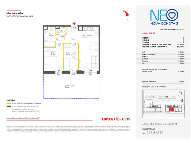 Mieszkanie w inwestycji NEO NOVA OCHOTA, symbol 2M.42 » nportal.pl