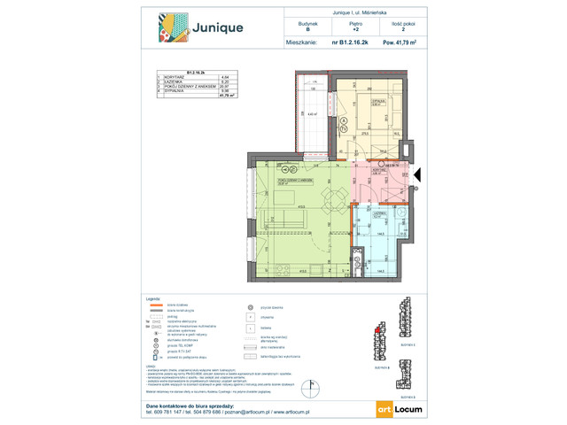 Mieszkanie w inwestycji JUNIQUE I.II, symbol B1.2.16.2k » nportal.pl