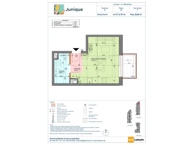 Mieszkanie w inwestycji JUNIQUE I.II, symbol C1.2.19.1a » nportal.pl