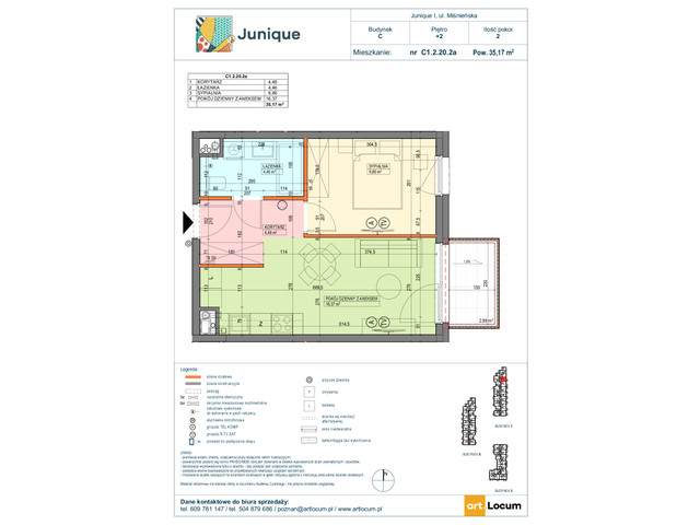 Mieszkanie w inwestycji JUNIQUE I.II, symbol C1.2.20.2a » nportal.pl