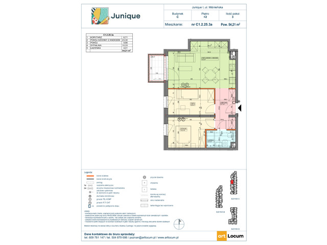 Mieszkanie w inwestycji JUNIQUE I.II, symbol C1.2.25.3a » nportal.pl