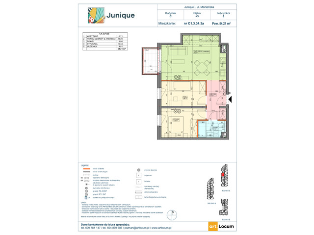 Mieszkanie w inwestycji JUNIQUE I.II, symbol C1.3.34.3a » nportal.pl