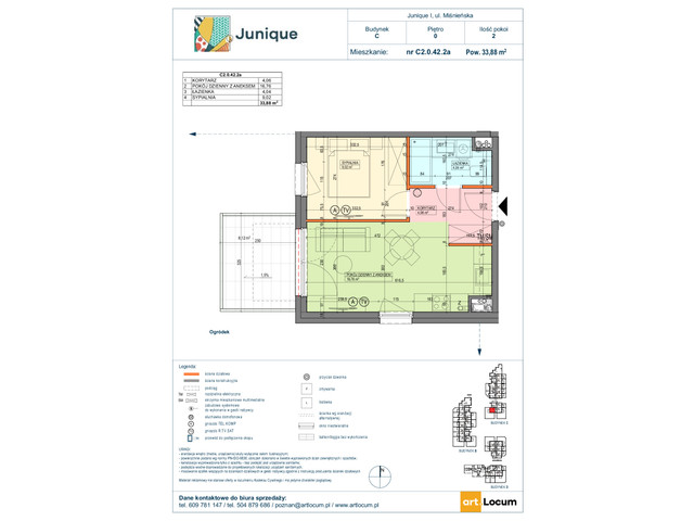 Mieszkanie w inwestycji JUNIQUE I.II, symbol C2.0.42.2a » nportal.pl