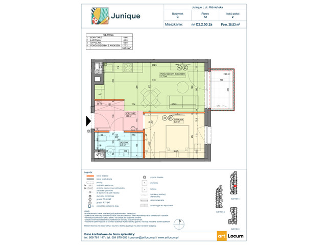 Mieszkanie w inwestycji JUNIQUE I.II, symbol C2.2.50.2a » nportal.pl
