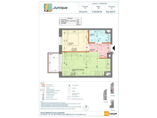 Mieszkanie w inwestycji JUNIQUE I.II, symbol C2.4.61.2a » nportal.pl