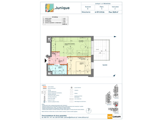 Mieszkanie w inwestycji JUNIQUE I.II, symbol D1.0.05.2a » nportal.pl