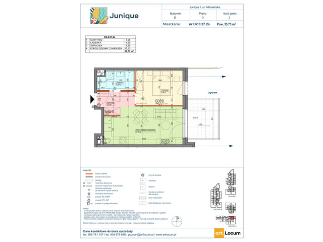 Mieszkanie w inwestycji JUNIQUE I.II, symbol D2.0.27.2a » nportal.pl
