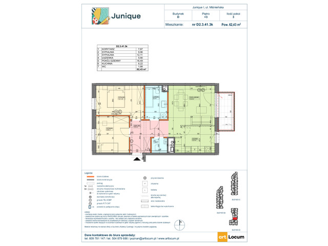 Mieszkanie w inwestycji JUNIQUE I.II, symbol D2.3.41.3k » nportal.pl