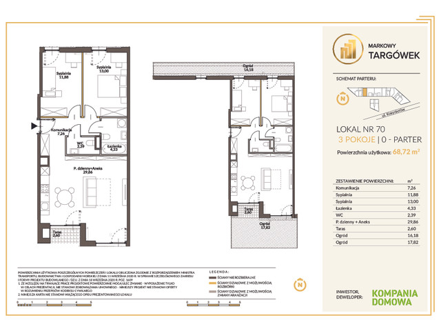 Mieszkanie w inwestycji MARKOWY TARGÓWEK, symbol 70 » nportal.pl