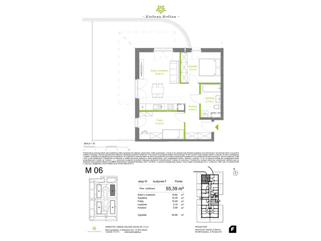 Mieszkanie w inwestycji Zielona Dolina, symbol OZ-F-M6 » nportal.pl