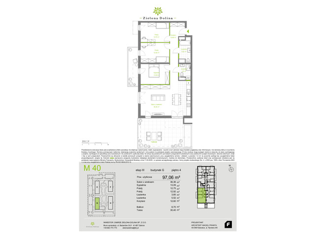 Mieszkanie w inwestycji Zielona Dolina, symbol OZ-G-M40 » nportal.pl