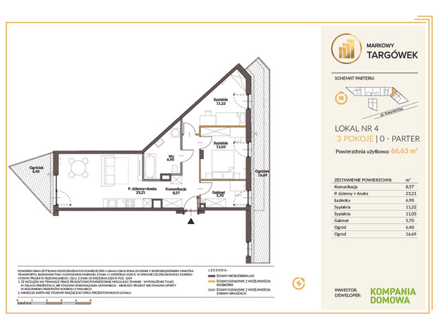 Mieszkanie w inwestycji MARKOWY TARGÓWEK, symbol 4 » nportal.pl