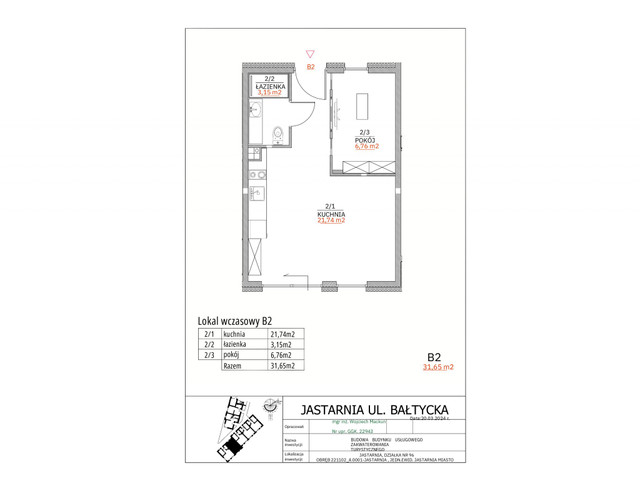 Mieszkanie w inwestycji Apartamenty Wyspa, symbol B2 » nportal.pl