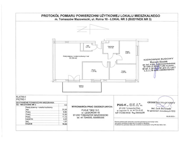 Mieszkanie w inwestycji Rolna 8/14 etap II, symbol B3B/3 » nportal.pl