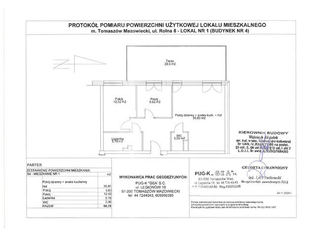 Mieszkanie w inwestycji Rolna 8/14 etap II, symbol B4/1 » nportal.pl