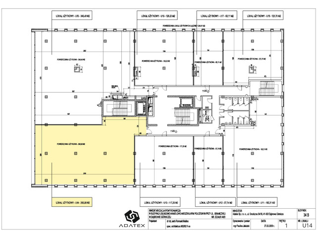 Komercyjne w inwestycji Osiedle Graniczna, symbol U_14 » nportal.pl