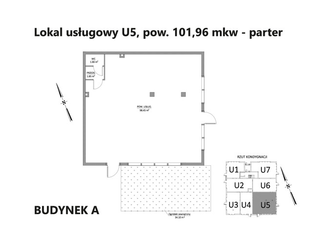 Komercyjne w inwestycji Osiedle Parkowe Aleje I - usługowe, symbol A/0/5 » nportal.pl