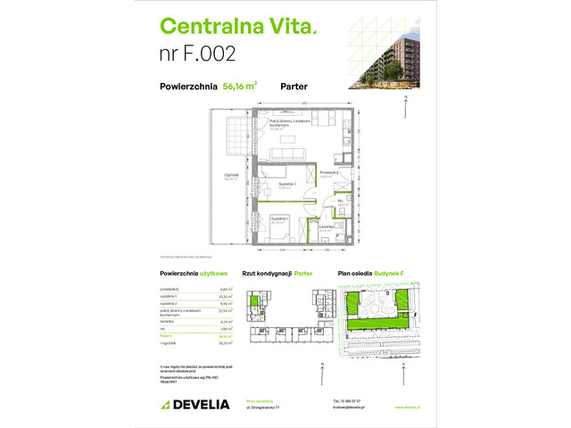 Mieszkanie w inwestycji Centralna Vita, symbol F.002 » nportal.pl