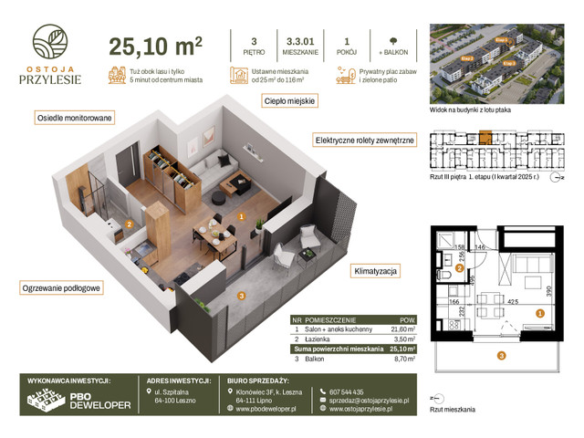 Mieszkanie w inwestycji Ostoja Przylesie, symbol 3.3.01 » nportal.pl