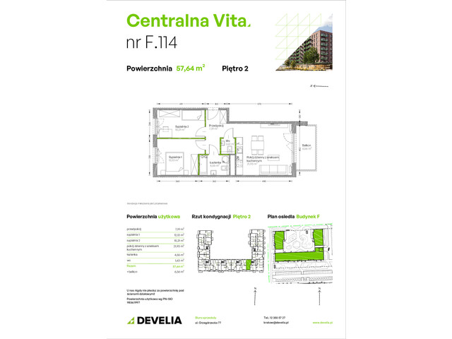 Mieszkanie w inwestycji Centralna Vita, symbol F.114 » nportal.pl