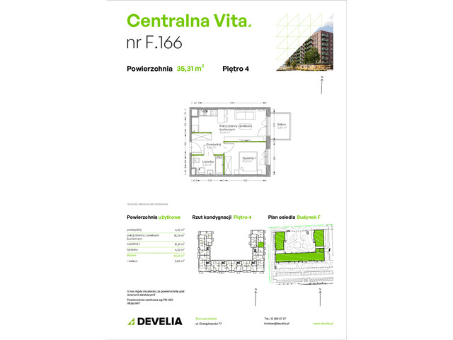 Mieszkanie w inwestycji Centralna Vita, symbol F.166 » nportal.pl