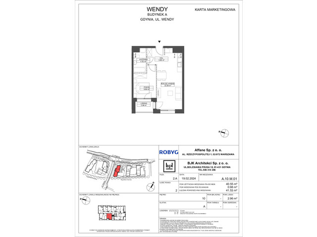 Mieszkanie w inwestycji Wendy, symbol A10M01 » nportal.pl