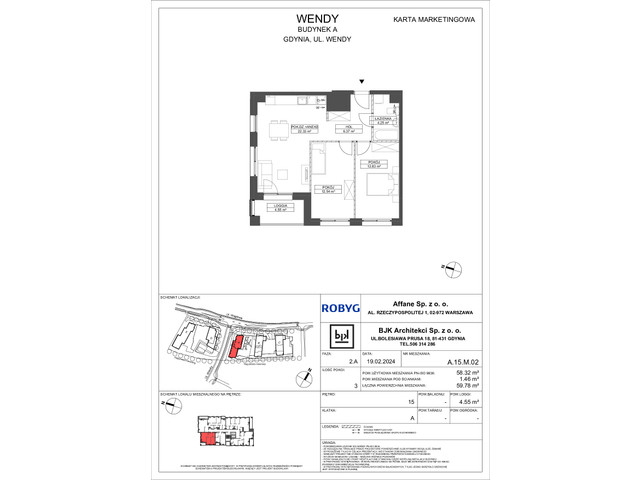 Mieszkanie w inwestycji Wendy, symbol A15M02 » nportal.pl