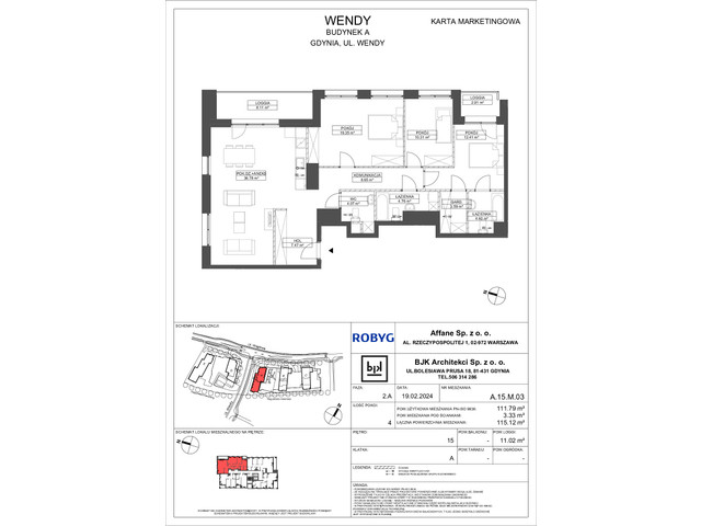 Mieszkanie w inwestycji Wendy, symbol A15M03 » nportal.pl