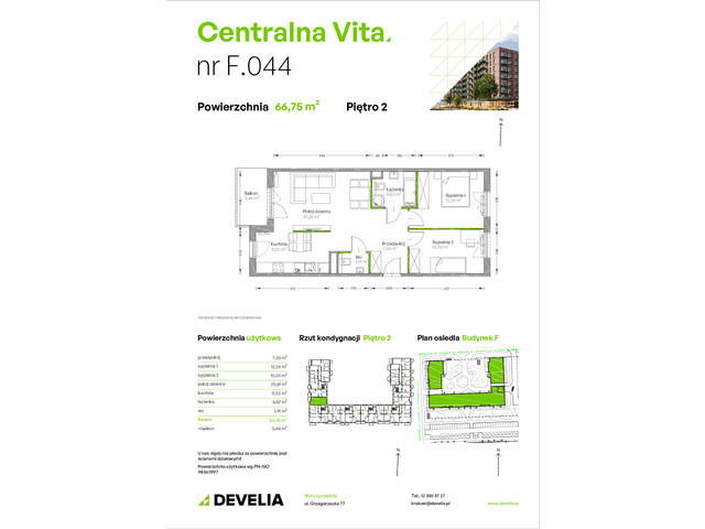 Mieszkanie w inwestycji Centralna Vita, symbol F.044 » nportal.pl