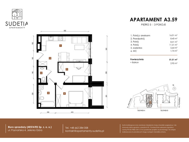 Mieszkanie w inwestycji APARTAMENTY SUDETIA, symbol A3.59 » nportal.pl