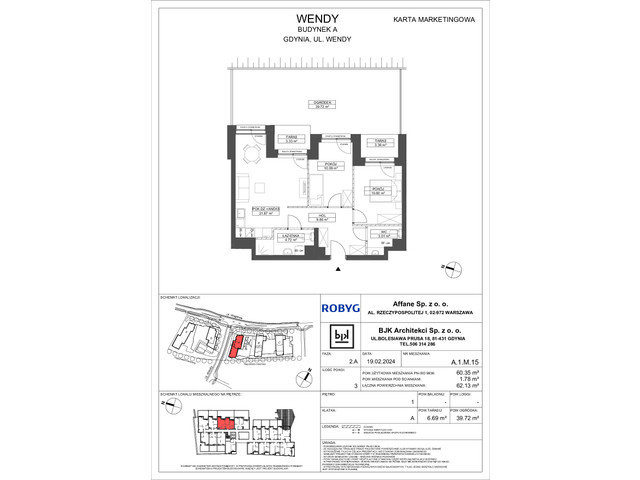 Mieszkanie w inwestycji Wendy, symbol A1M15 » nportal.pl