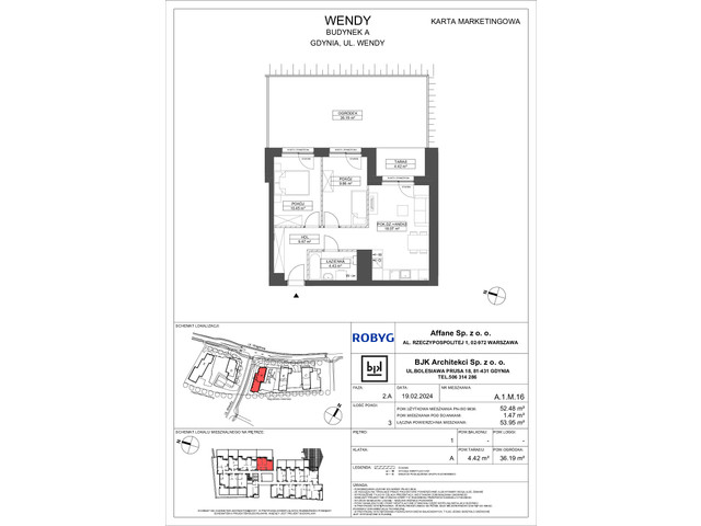 Mieszkanie w inwestycji Wendy, symbol A1M16 » nportal.pl