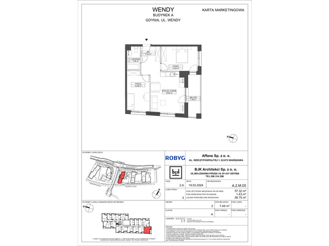 Mieszkanie w inwestycji Wendy, symbol A2M05 » nportal.pl