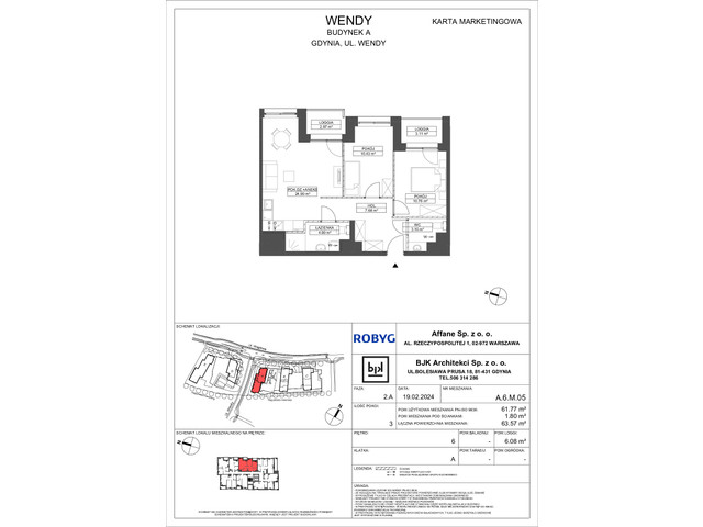 Mieszkanie w inwestycji Wendy, symbol A6M05 » nportal.pl