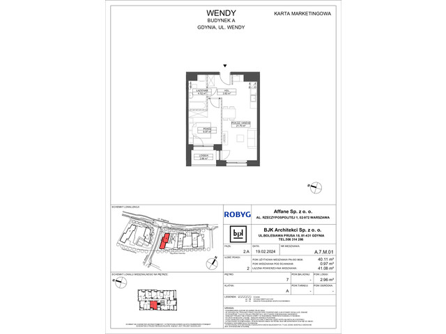 Mieszkanie w inwestycji Wendy, symbol A7M01 » nportal.pl