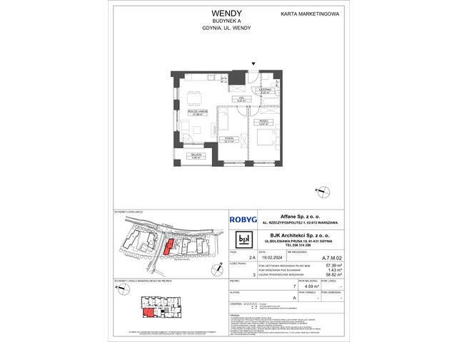 Mieszkanie w inwestycji Wendy, symbol A7M02 » nportal.pl