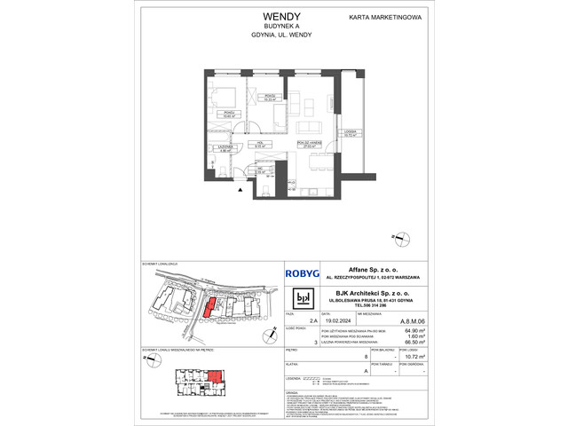 Mieszkanie w inwestycji Wendy, symbol A8M06 » nportal.pl